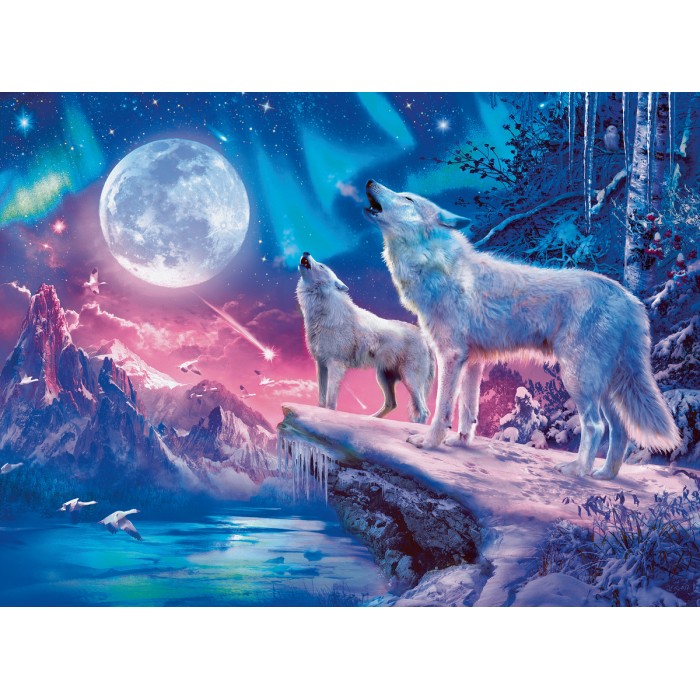 Puzzle  Ravensburger-00476 Star Line - Loup