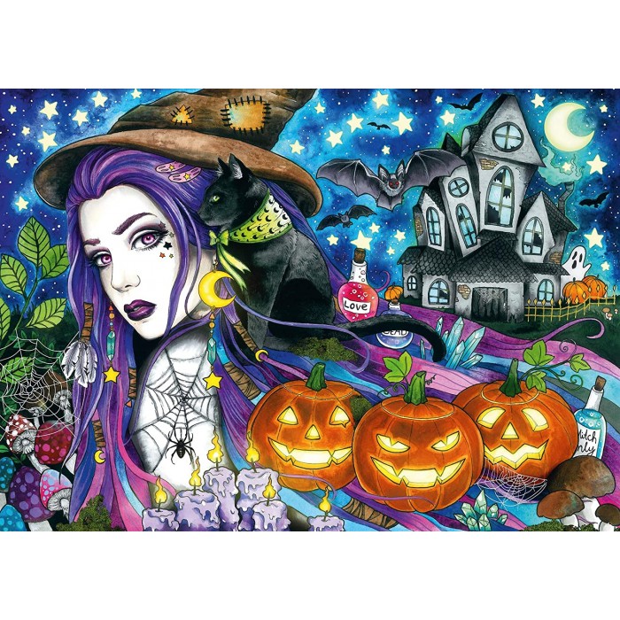 Puzzle  Ravensburger-00564 Halloween