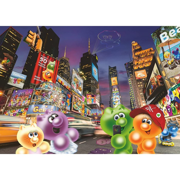 Puzzle  Ravensburger-00575 Gelini à Time Square