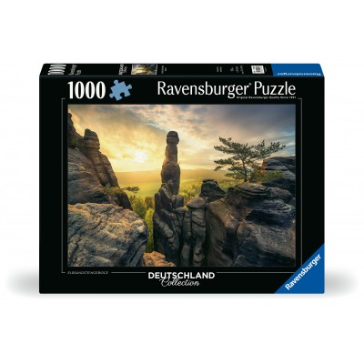 Puzzle Ravensburger-00585 Montagnes de grès de l'Elbe