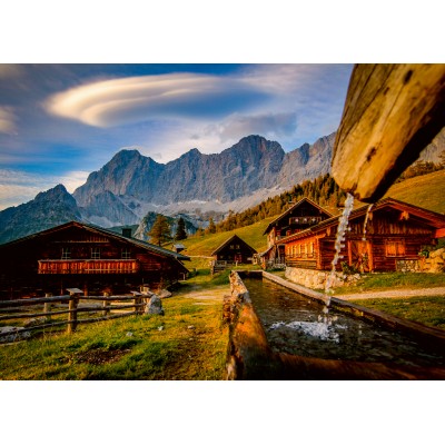 Puzzle Ravensburger-00595 Neustattalm sur le Dachstein