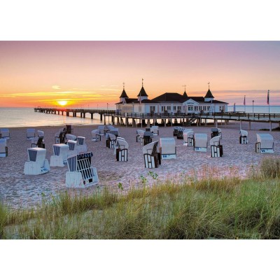 Puzzle Ravensburger-00644 Ostseebad Ahlbeck, Usedom