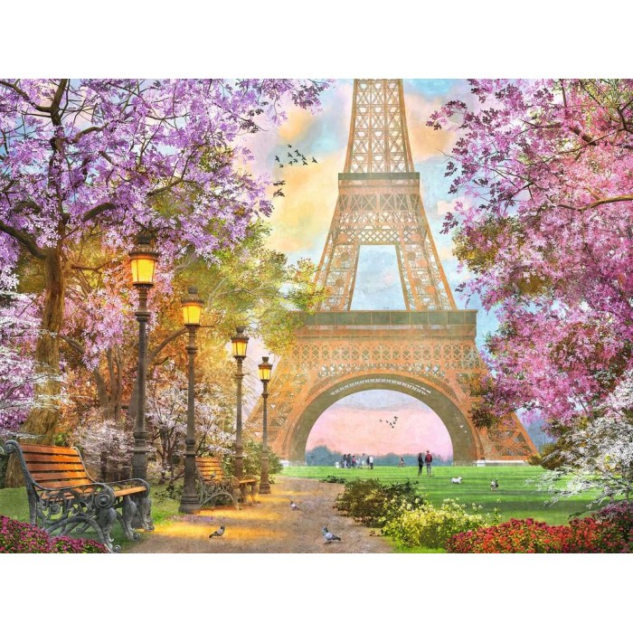 Puzzle Ravensburger-00694 Amour à Paris