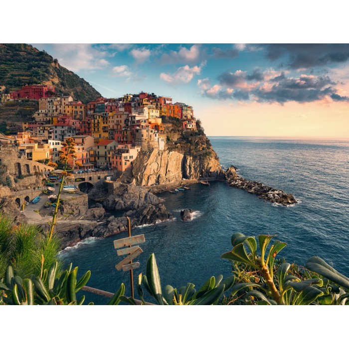 Puzzle  Ravensburger-00705 Vue sur les Cinque Terre