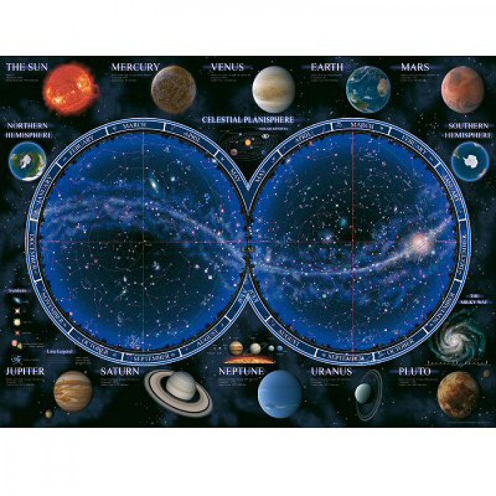 Puzzle Ravensburger-00715 Astronomie