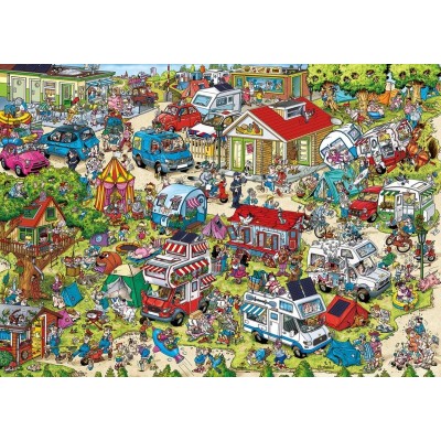 Puzzle Ravensburger-00721 Holiday Resort 1 - Le Camping