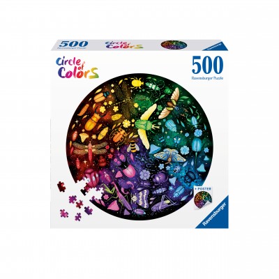 Puzzle Ravensburger-00820 Circle of Colors - Insectes