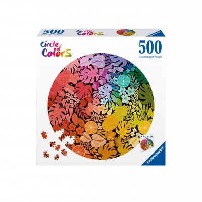 Puzzle Ravensburger-00821 Circle of Colors - Tropical