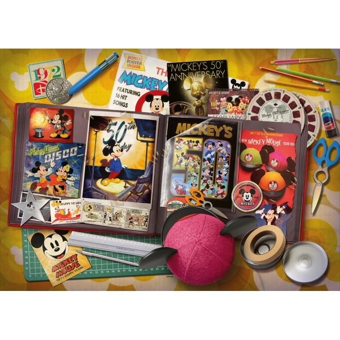 Puzzle  Ravensburger-00843 Mickey Année 1970