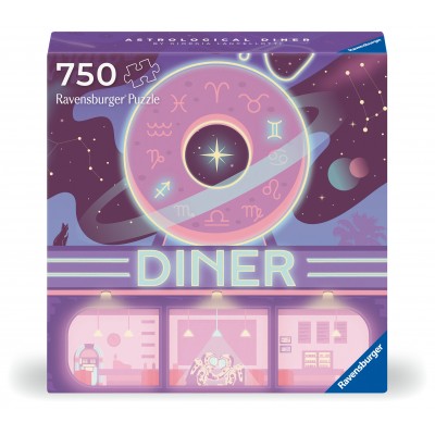 Ravensburger-01000 Puzzle Art & Soul 750 p - Diner Astrologique