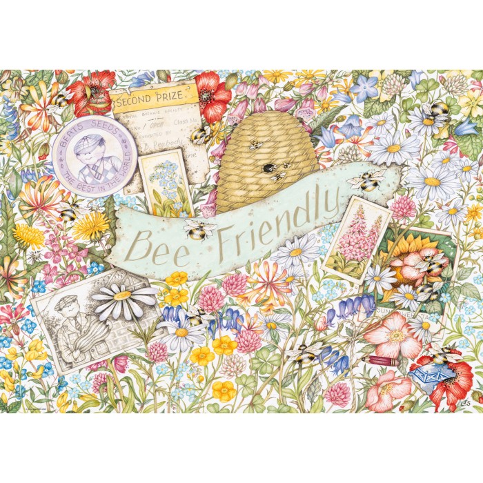 Puzzle  Ravensburger-01079 Amis des Abeilles