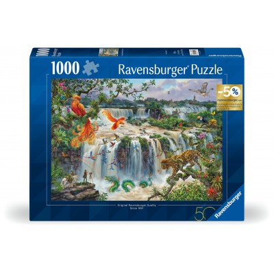 Puzzle Ravensburger-01090 Fantastique Chute d'Eau d'Iguazú