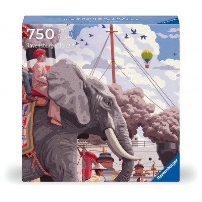 Puzzle Ravensburger-01201 Le Tour du Monde en 80 Jours