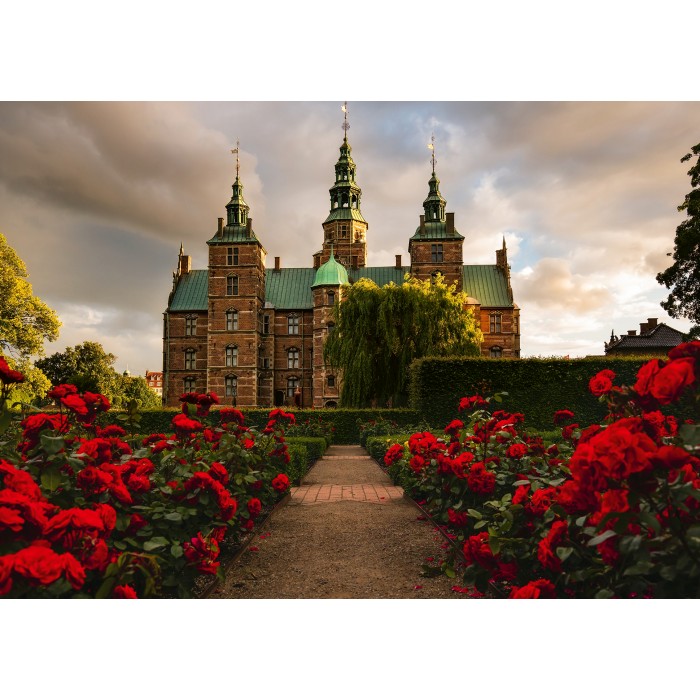  Ravensburger-01336 Château de Rosenborg - Danemark - Puzzle Highlights - Châteaux