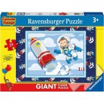  Ravensburger-03092 Puzzle Géant de Sol - Pièces XXL - George