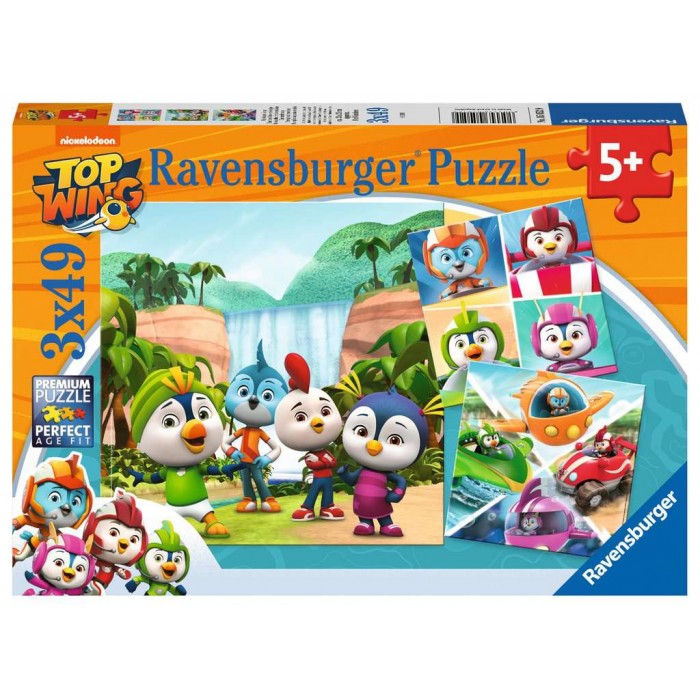 Ravensburger-05052 3 Puzzles - Top Wing