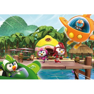 Ravensburger-05053 2 Puzzles - Top Wing