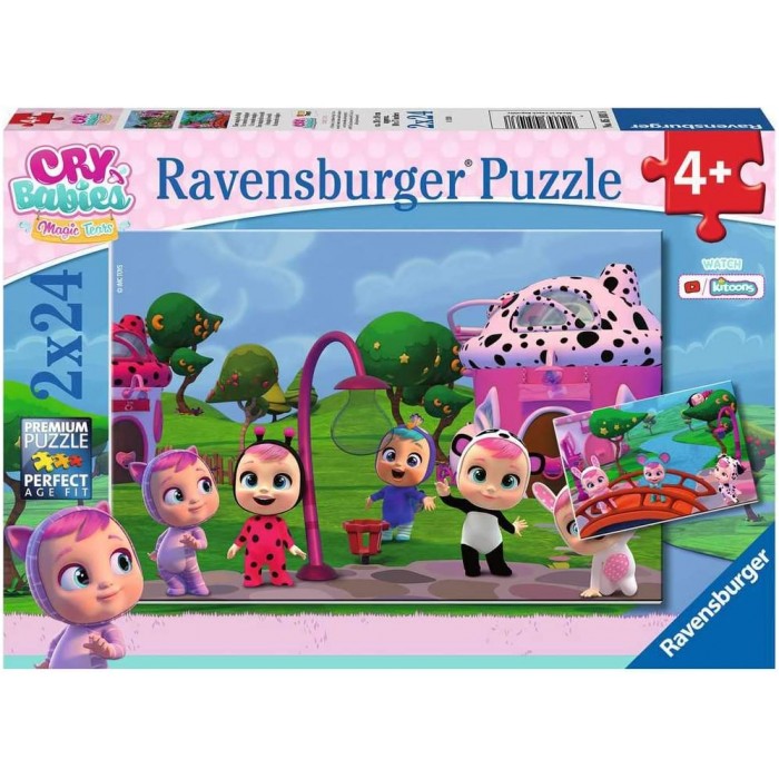  Ravensburger-05103 2 Puzzles - Cry Babies