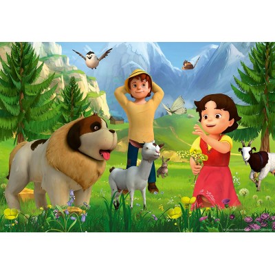 Ravensburger-05143 2 Puzzles - Heidi