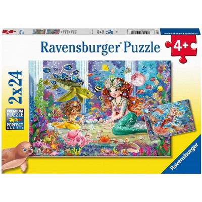 Ravensburger-05147 2 Puzzles - Sirènes