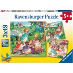  Ravensburger-05564 3 Puzzles - Petites Princesses