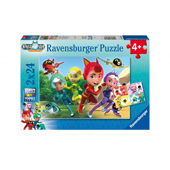 Ravensburger-05726 2 Puzzles - Défenseurs - Petronix