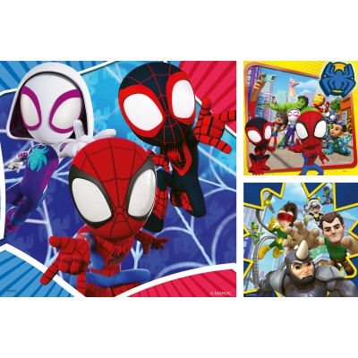 Ravensburger-05730 3 Puzzles - Les Aventures de Spidey