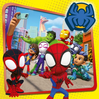 Ravensburger-05730 3 Puzzles - Les Aventures de Spidey