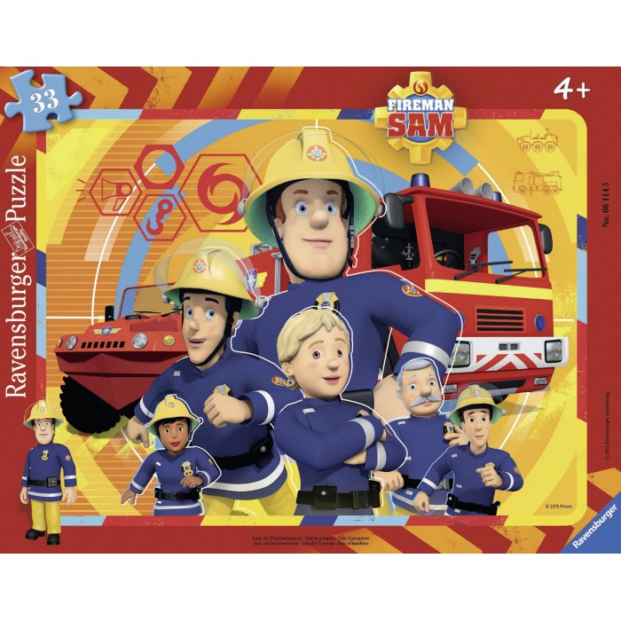 Puzzle Cadre - Fireman Sam