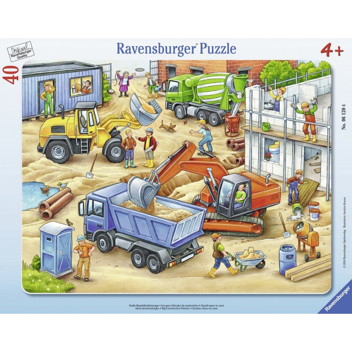 Puzzle Cadre - Sur le Chantier