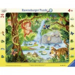  Ravensburger-06171 Puzzle Cadre - Jungle