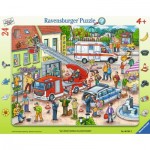  Ravensburger-06581 Puzzle Cadre - Au Secours!