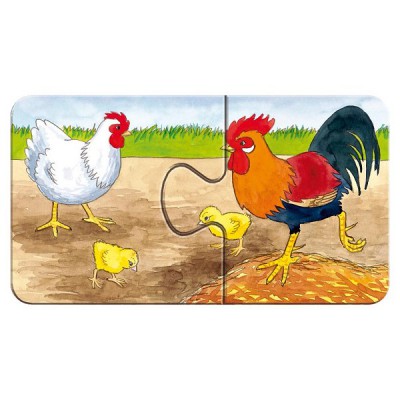 Ravensburger-07333 9 Puzzles - A la ferme