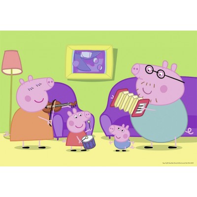 Ravensburger-07596 2 Puzzles - Peppa Pig