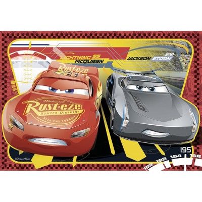 Ravensburger-07816 2 Puzzles - Cars 3