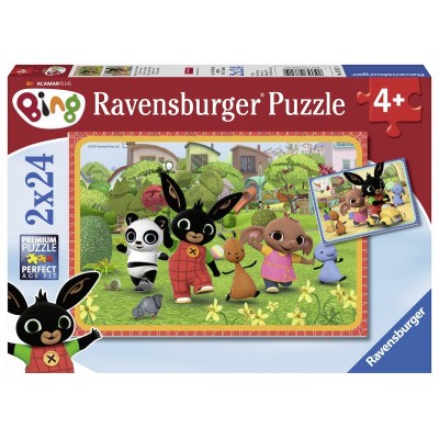 Ravensburger-07821 2 Puzzles - Bing