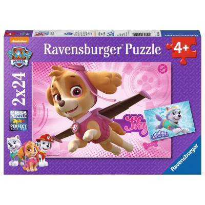 Ravensburger-09152 2 Puzzles - Pat' Patrouille