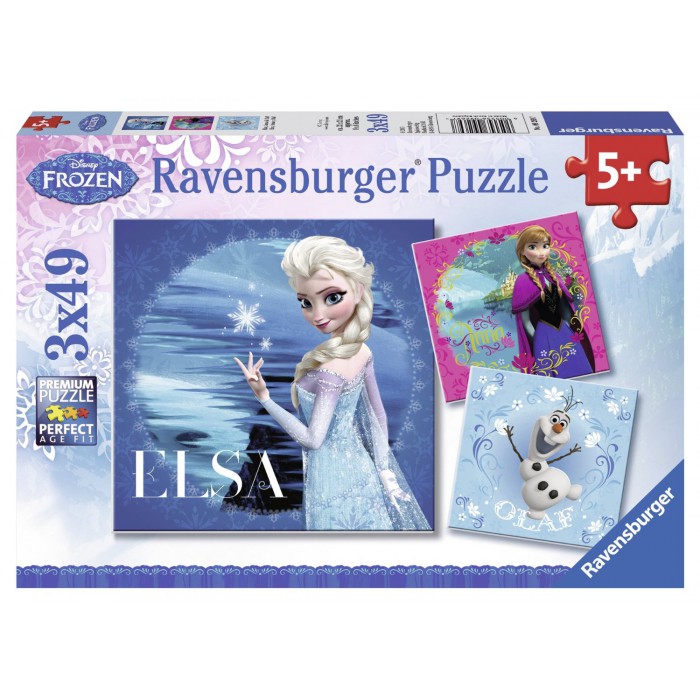 3 Puzzles - Reine des Neiges