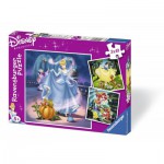  Ravensburger-09339 3 Puzzles - Princesses Disney