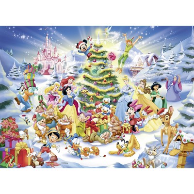 Puzzle Ravensburger-10545 Pièces XXL - Disney Christmas Magic