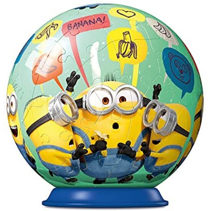  Ravensburger-11179 Puzzle 3D - Puzzle Ball 3D - Minions 2