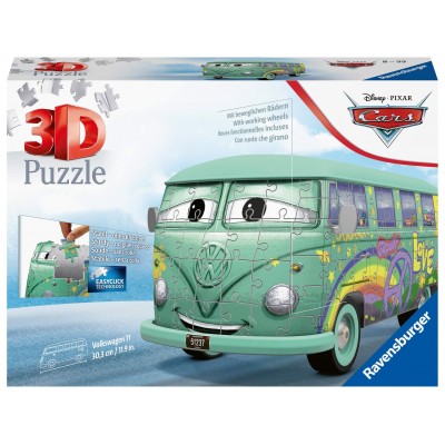 Ravensburger-11185 Puzzle 3D - Cars