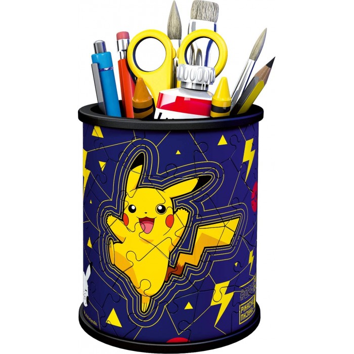  Ravensburger-11257 Puzzle 3D - Pot à Crayons - Pokemon