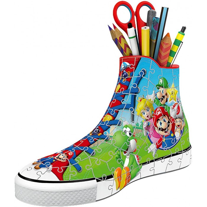  Ravensburger-11267 Puzzle 3D - Sneaker - Super Mario