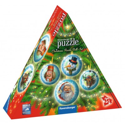 Ravensburger-11678 Puzzle 3D - Boules de Noël