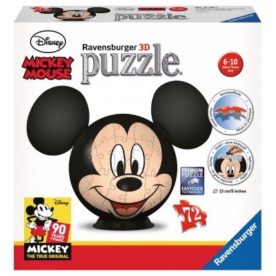 Ravensburger-11761 Puzzle 3D - Mickey