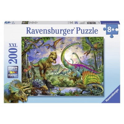 Puzzle Ravensburger-12718 Royaume des Dinosaures