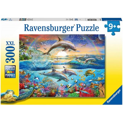 Puzzle Ravensburger-12895 Pièces XXL - Dolphin Paradise