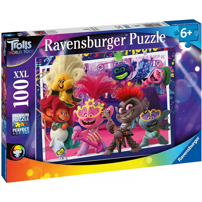 Puzzle Ravensburger-12912 Pièces XXL - Trolls