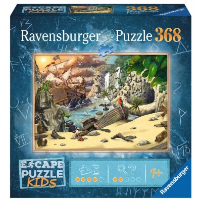 Ravensburger-12956 Escape Puzzle Kids - L'aventure des Pirates